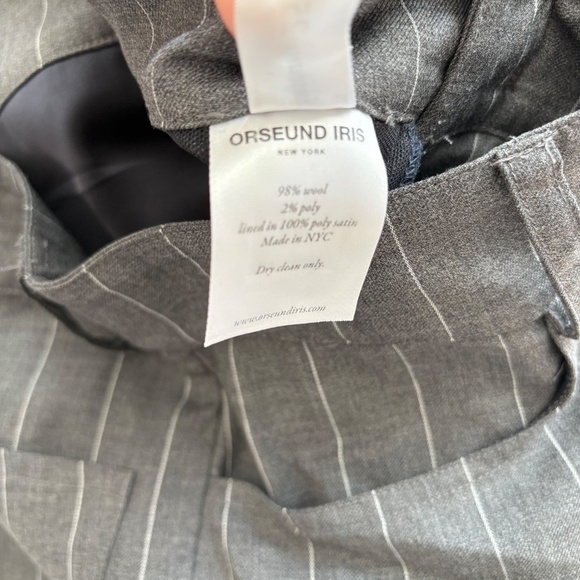 Orseund Iris wool stripe flare pants - Picture 6 of 7